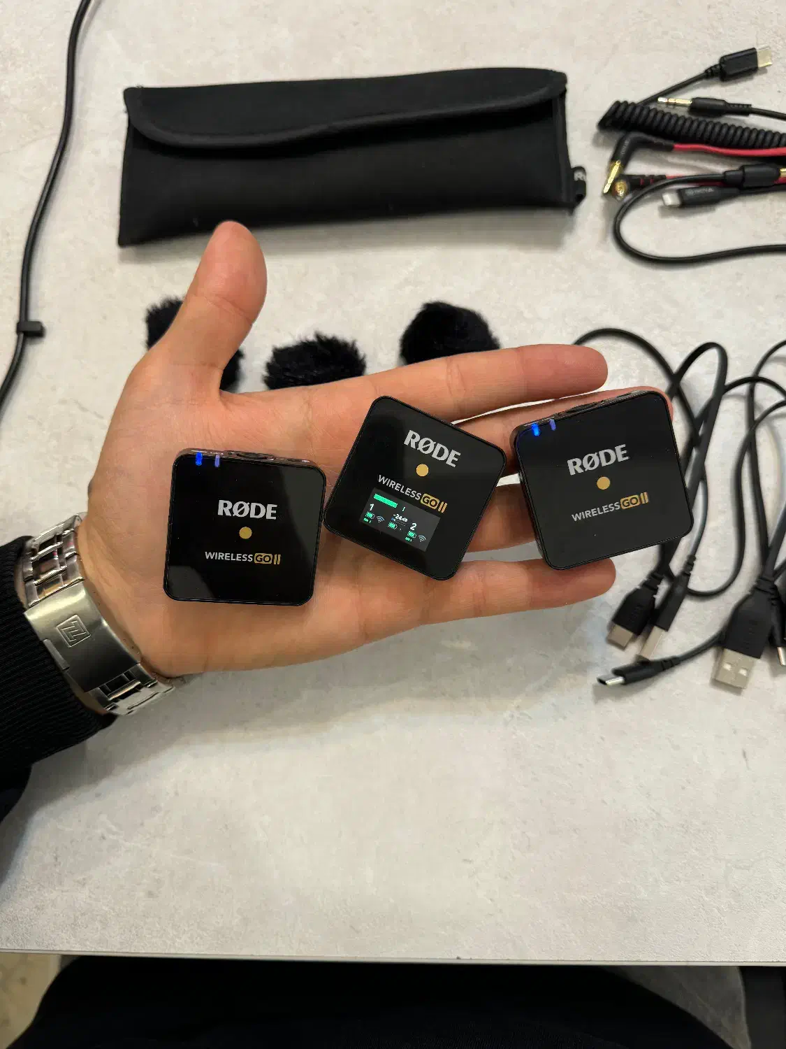 میکروفون بیسیم یقه ای rode wireless go II|صوتی و تصویری|تهران, زرگنده|دیوار