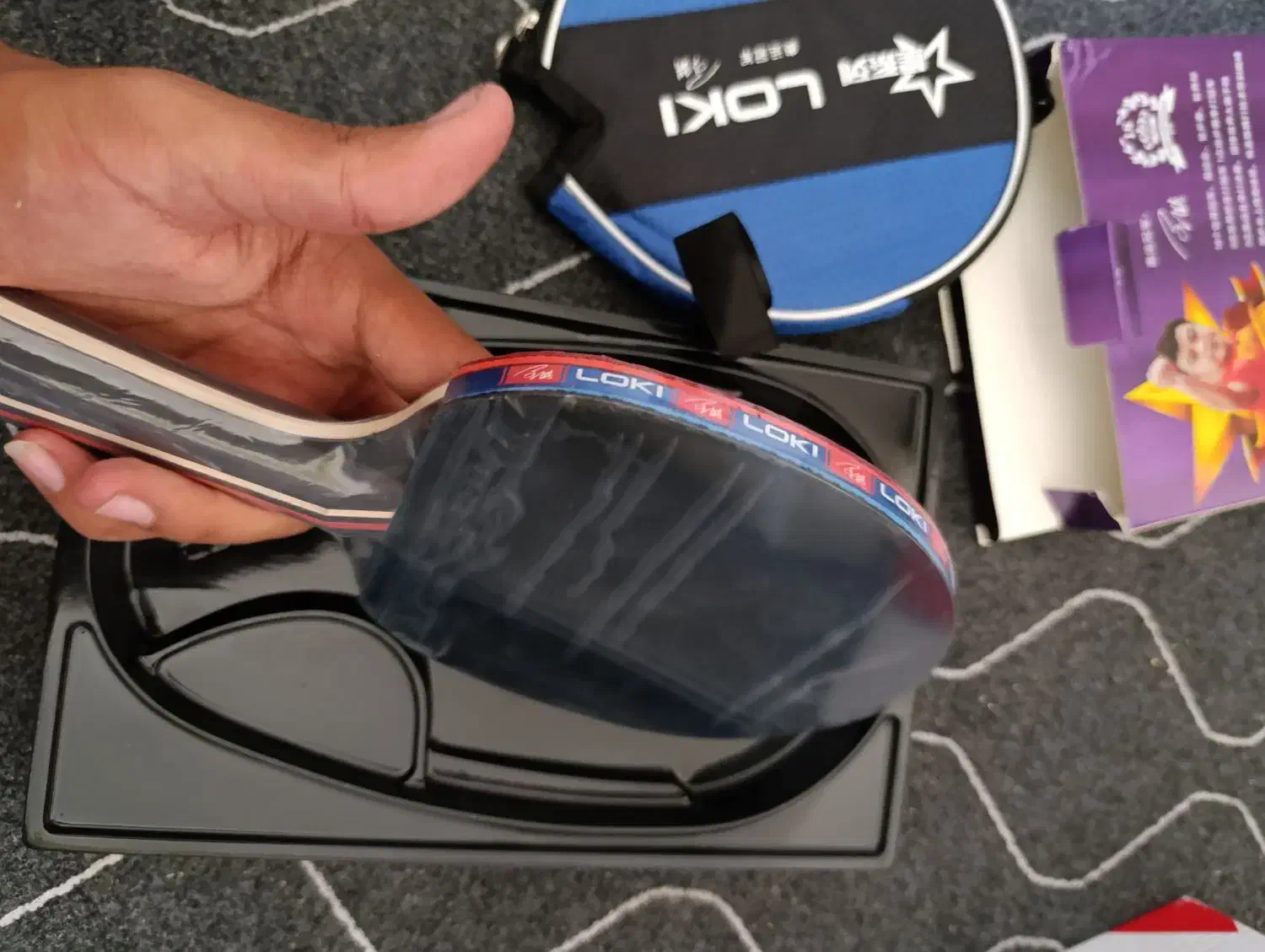 راکت پینگ پنگ حرفه ای نو|ورزش‌های توپی|شیراز, دست خضر|دیوار