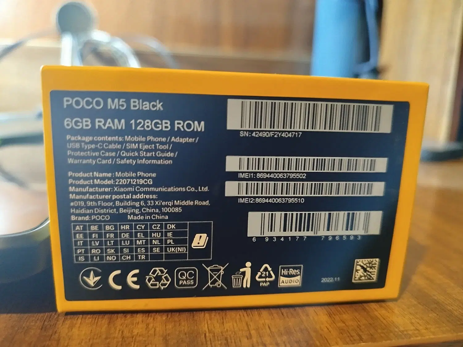 POCO M5 RAM6 128GB در حد نو|موبایل|تهران, گلستان (شهرک راه آهن)|دیوار
