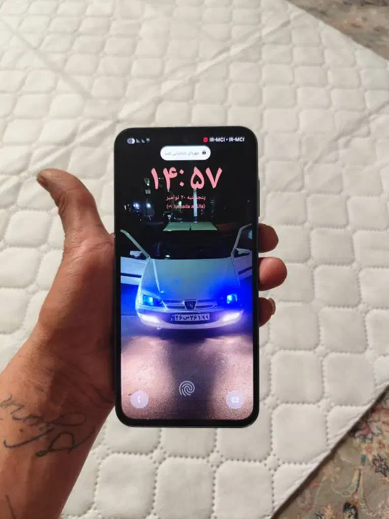 گوشی سامسونگ a55. رم 128 بسیار تمیز و سالم|موبایل|تهران, شهرک رضویه|دیوار