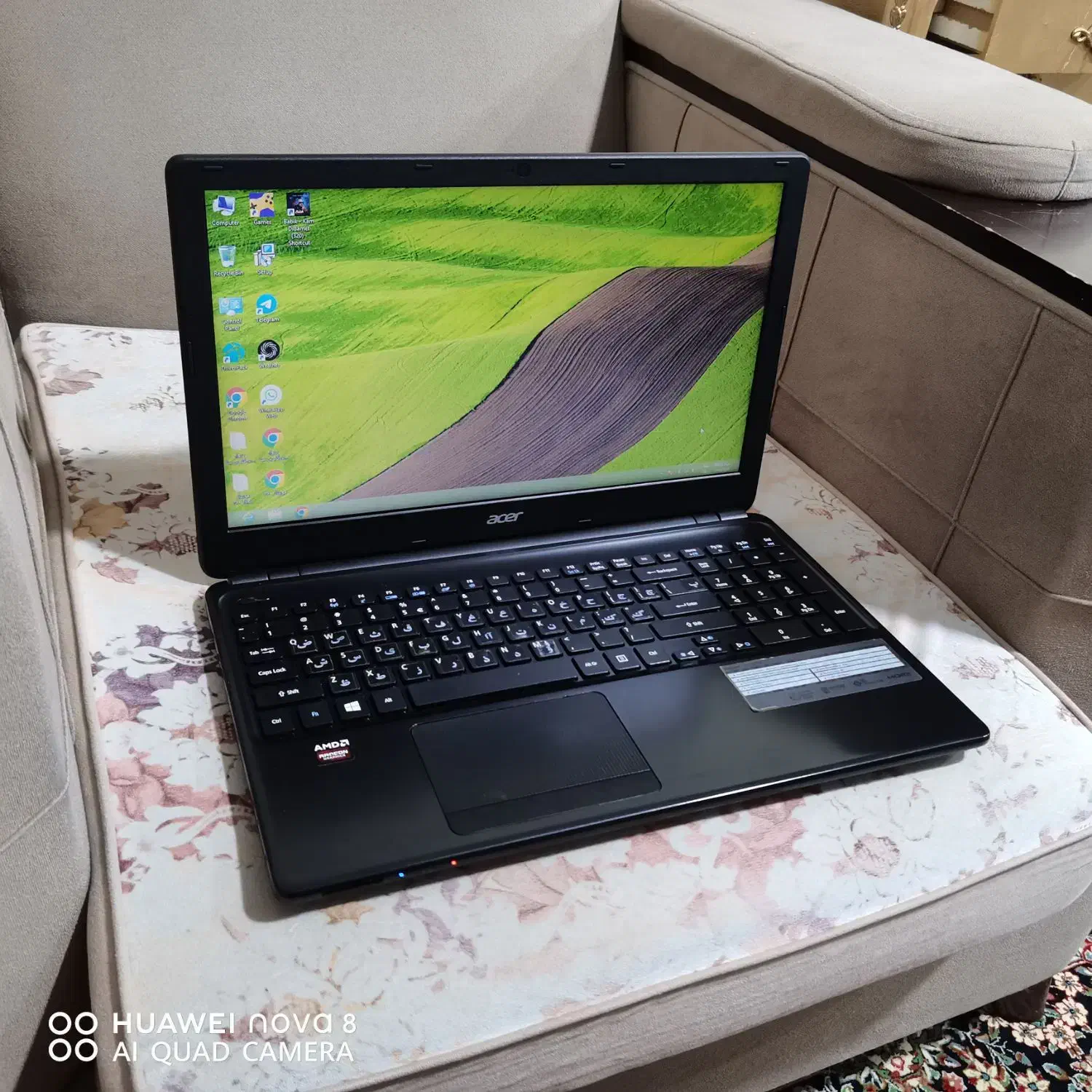 لپ تاپ i5 ایسر گرافیک 4 معاوضه با گوشی یاps5|رایانه همراه|کرمان, |دیوار