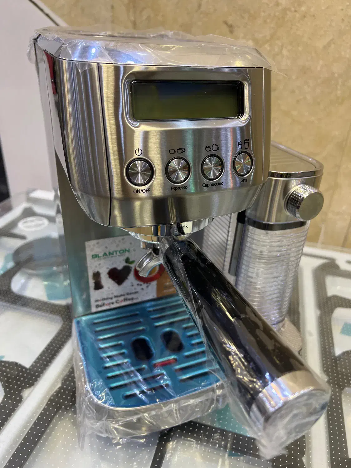 قهوه ساز اسپرسوساز بلانتون استیل اقساط|سماور، چایساز، قهوهساز|تهران, تهرانپارس شرقی|دیوار