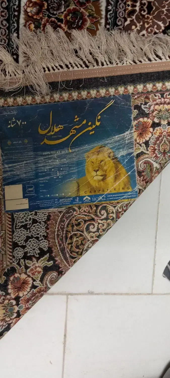 فرش نگین مشهد ۷۰۰ شانه|فرش|خرمآباد, |دیوار