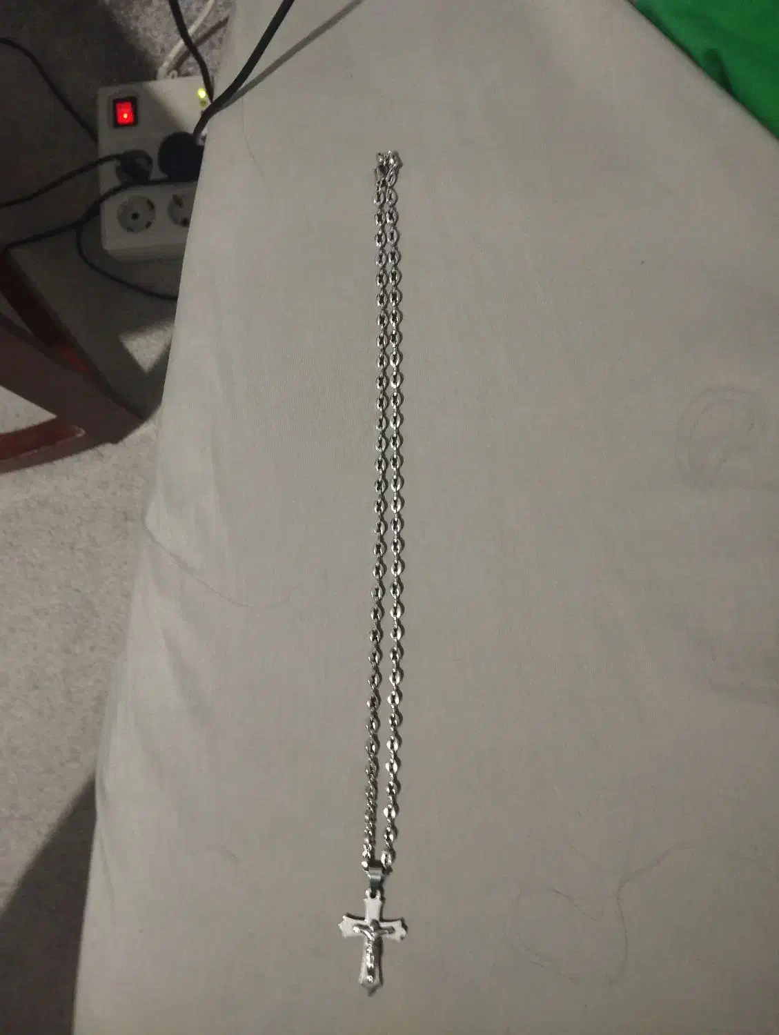 گردنبند تمام استیل و پلاک تمام استیل باهم300 تومن|بدلیجات|رودسر, |دیوار