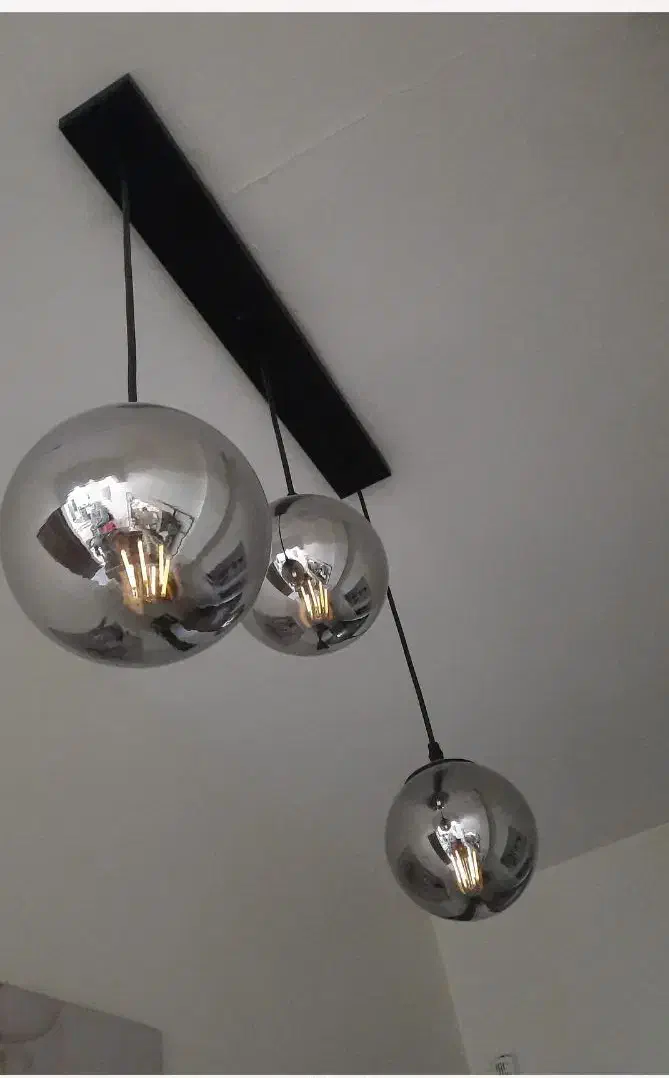 لوستر با دیوار کوبش|لوستر و چراغ آویز|کرج, گلشهر|دیوار