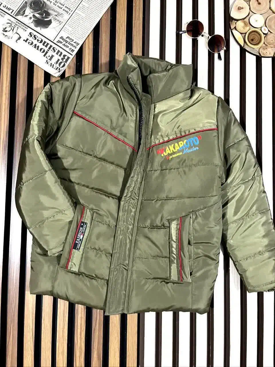 کاپشن پسرانه همراه باکلاه|لباس|کرمان, |دیوار