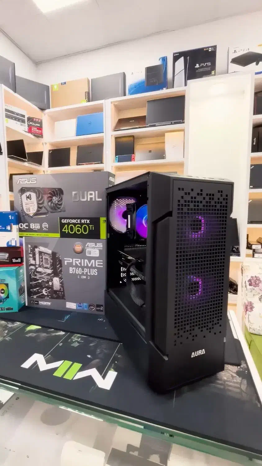 کیس گیمینگ نسل 14 با 4060Ti اکبند گارانتی دار|رایانه رومیزی|زنجان, |دیوار