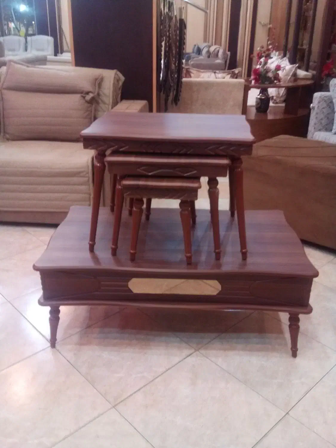 میز جلو مبلی با عسلی|مبلمان خانگی و میز عسلی|کاشان, فاز ۱ ناجی آباد|دیوار