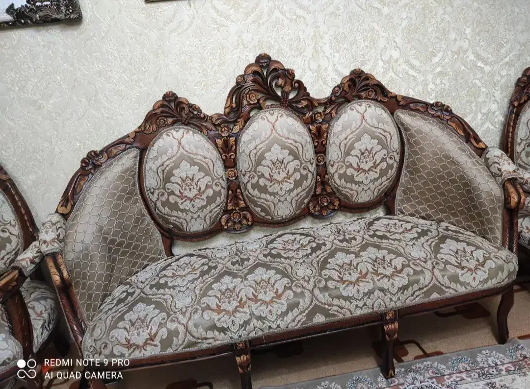 مبل سلطنتی ۹نفره|مبلمان خانگی و میز عسلی|قم, پردیسان|دیوار
