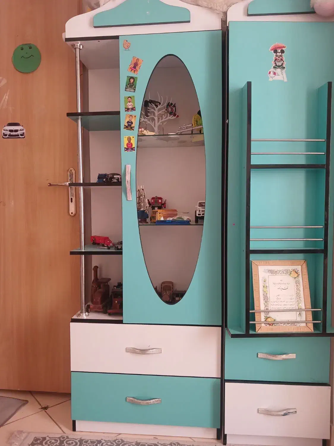 کمد بچه|تخت و سرویس خواب|هشتگرد, شهرک ریحانه|دیوار