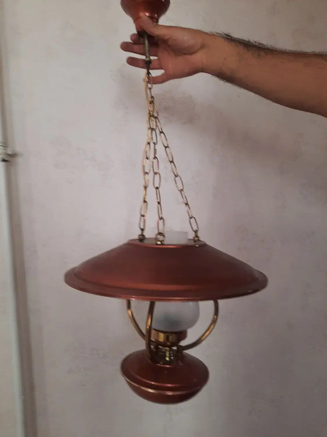 چراغ آویز طرح کلاسیک شیک و خاص|لوستر و چراغ آویز|زنجان, |دیوار