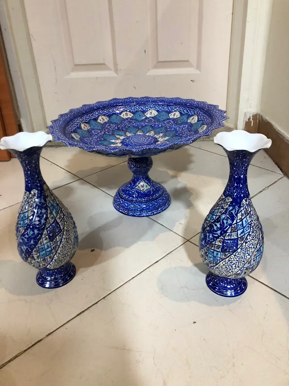 مینا کاری|ظروف سرو و پذیرایی|تهران, سوهانک|دیوار