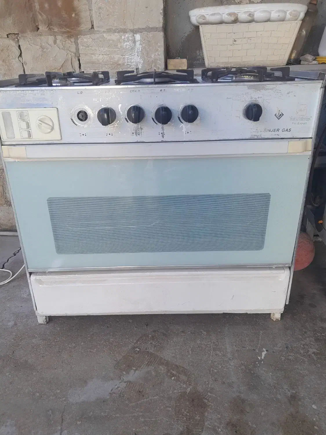 فرگار ۵شعله|اجاق گاز و لوازم برقی پخت‌وپز|مسجد سلیمان, |دیوار