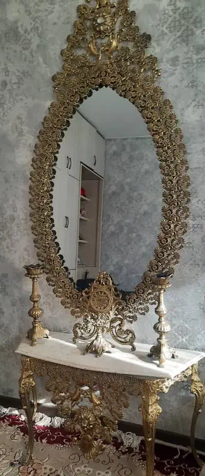 آینه کنسول|مبلمان خانگی و میز عسلی|الیگودرز, |دیوار