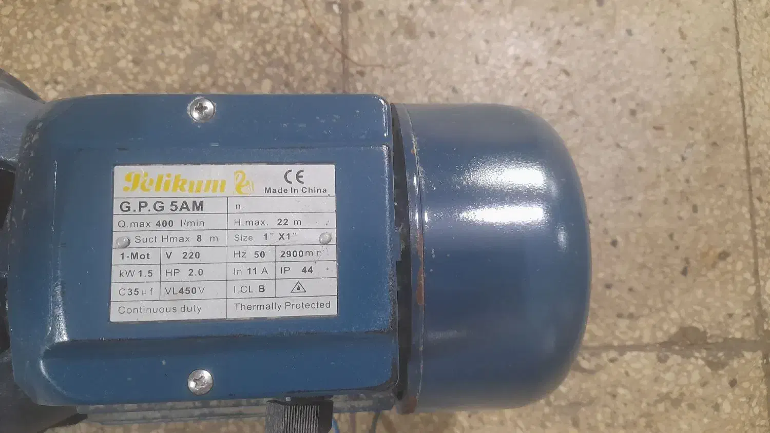 پمپ اب ۲ اسب ۲ اینچ فابریک کارخانه استخر وباغ...|مصالح و تجهیزات ساختمان|مشهد, ایثار|دیوار