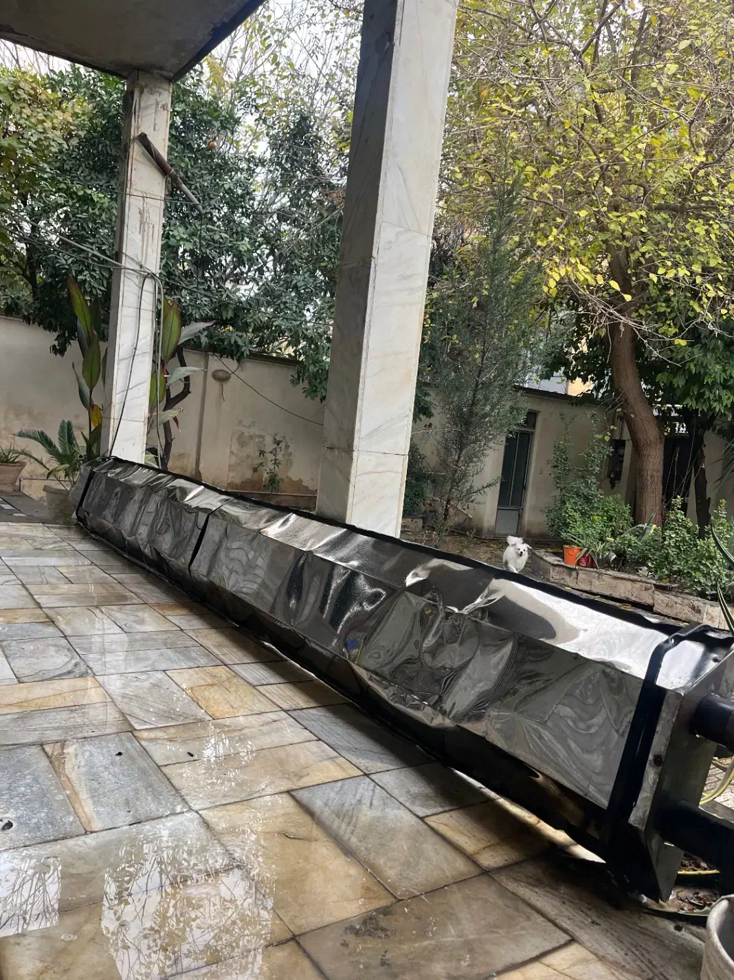 گرماتاب فضای باز|بخاری، هیتر، شومینه|گنبد کاووس, |دیوار