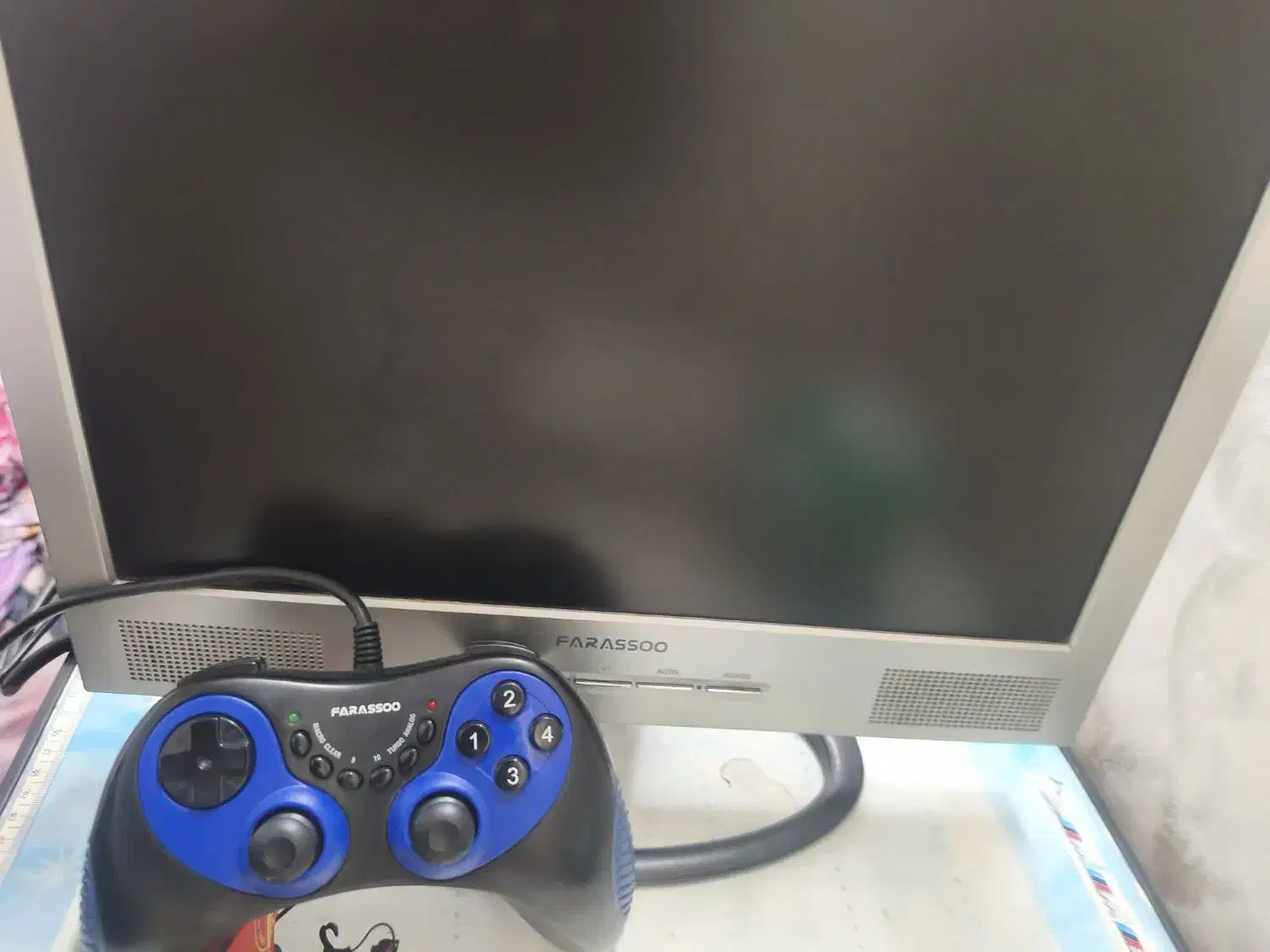 یک عدد مانیتور فراسو 19ابنچ بلنگودار با دسته اضافه|تلویزیون و پروژکتور|تهران, نازیآباد|دیوار