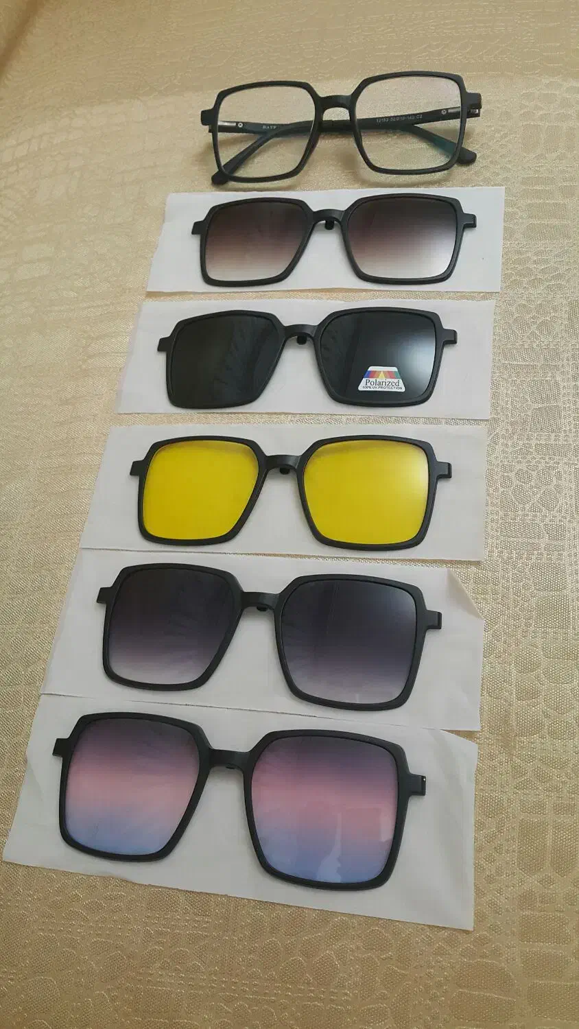 عینک پنج کاور طبی و آفتابی و دید در شب ...|زیورآلات و اکسسوری|تبریز, |دیوار