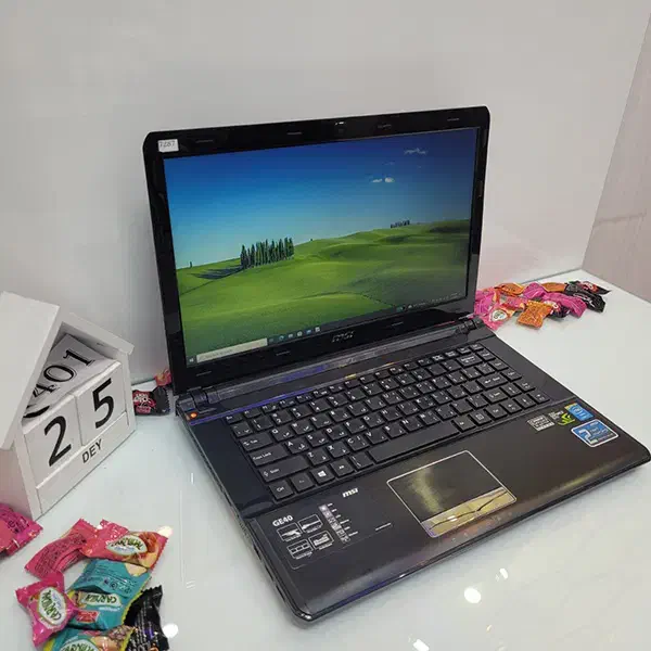 لپتاپ  i7 MSI گرافیک دار  ssd256 رم 8|رایانه همراه|سمنان, |دیوار