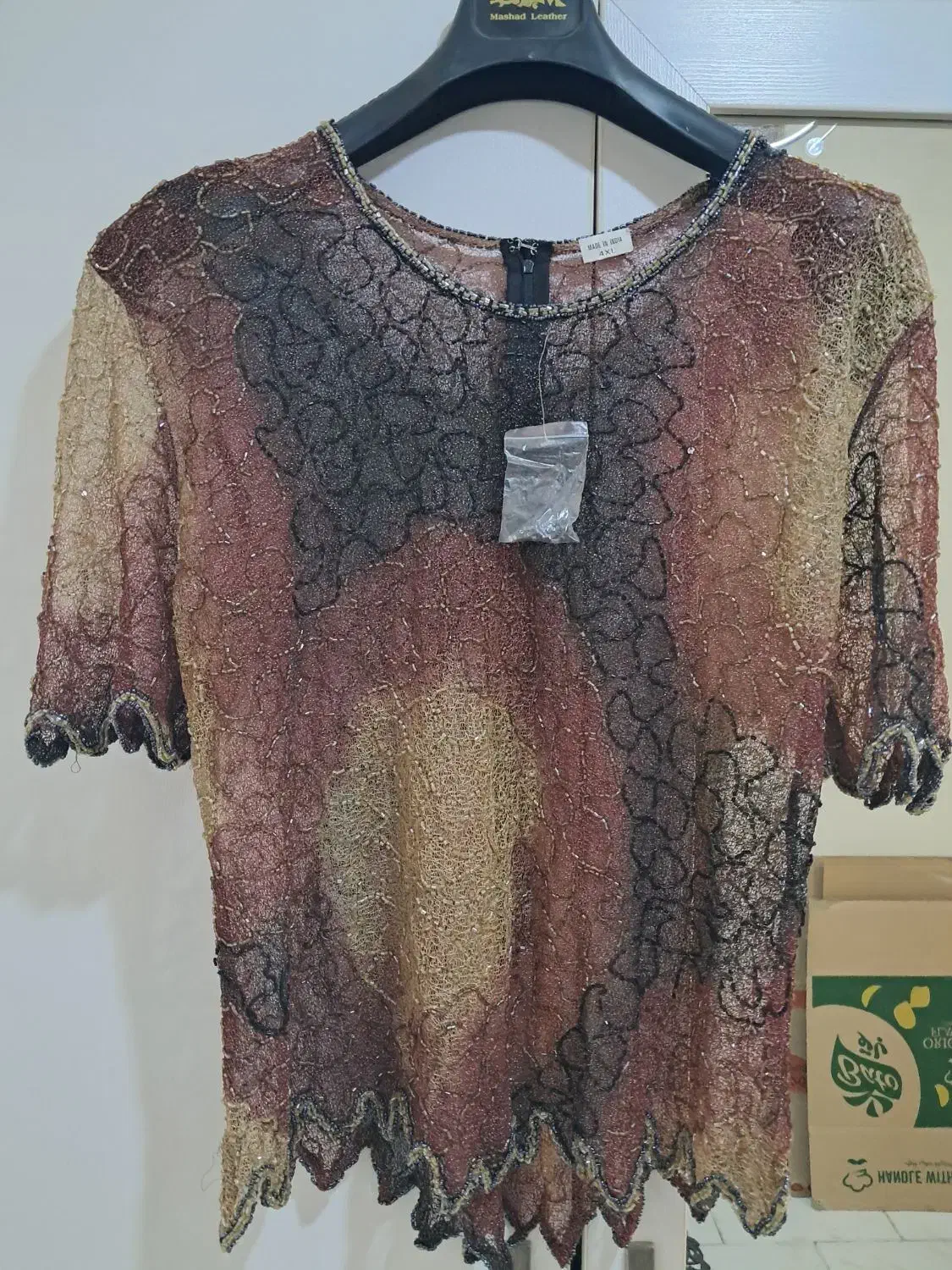 شومیز ملیله مجلسی کاملا نو مناسب هدیه روز مادر|لباس|پردیس, فاز ۱۱|دیوار