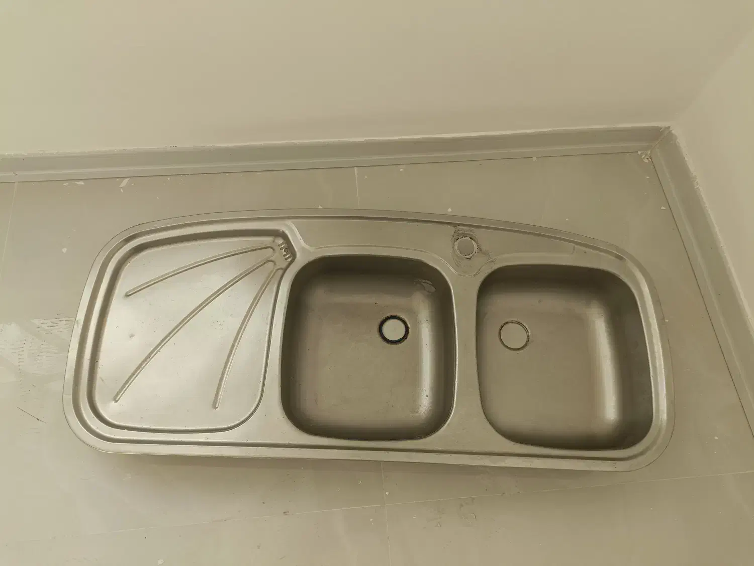 سینک ظرفشویی توکار|آب‌چکان و نظم‌دهنده ظروف|مشهد, الهیه|دیوار