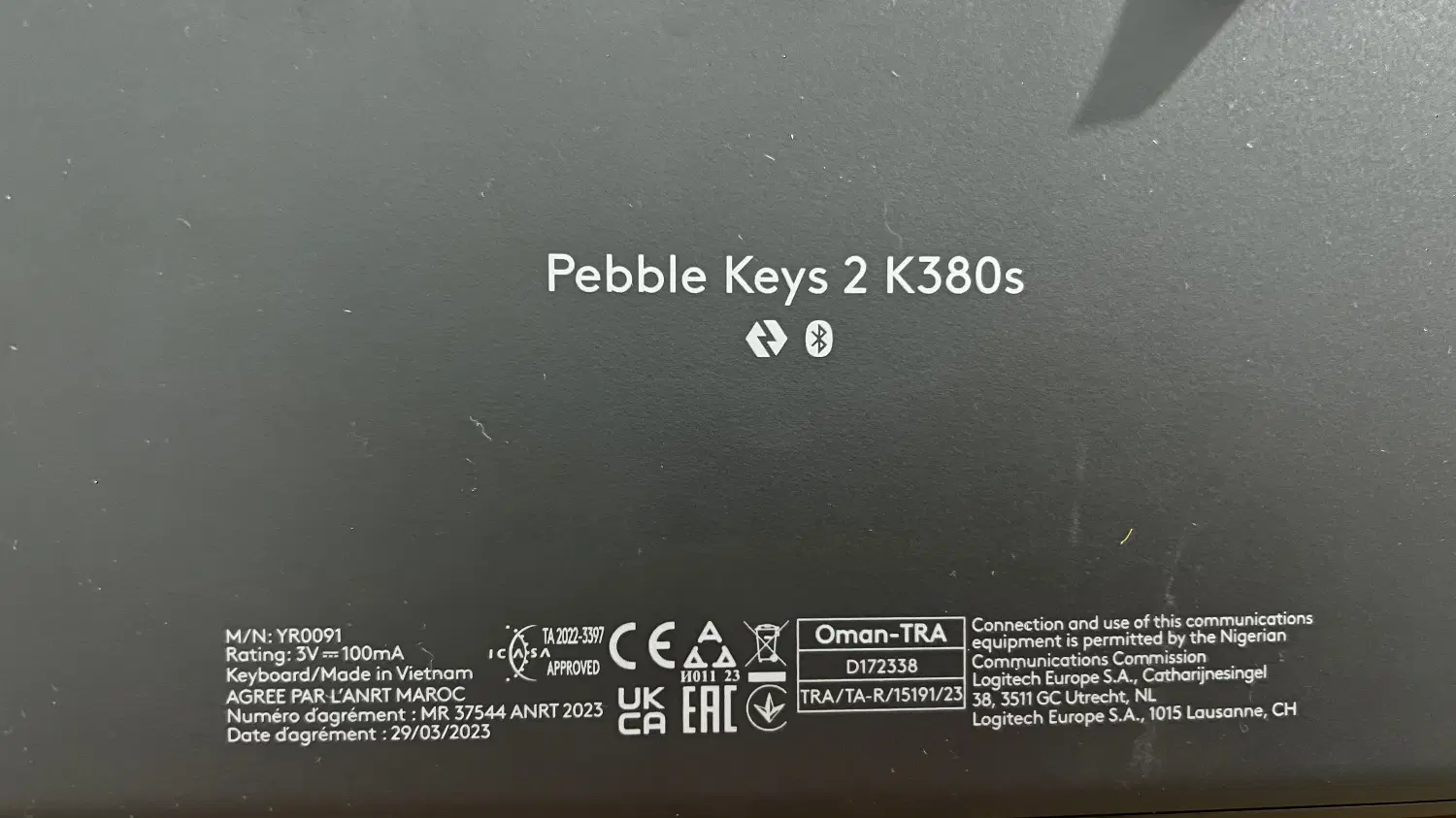 Logitech Pebble Keys 2 K380s (grafit)|قطعات و لوازم جانبی رایانه|تهران, جنتآباد شمالی|دیوار