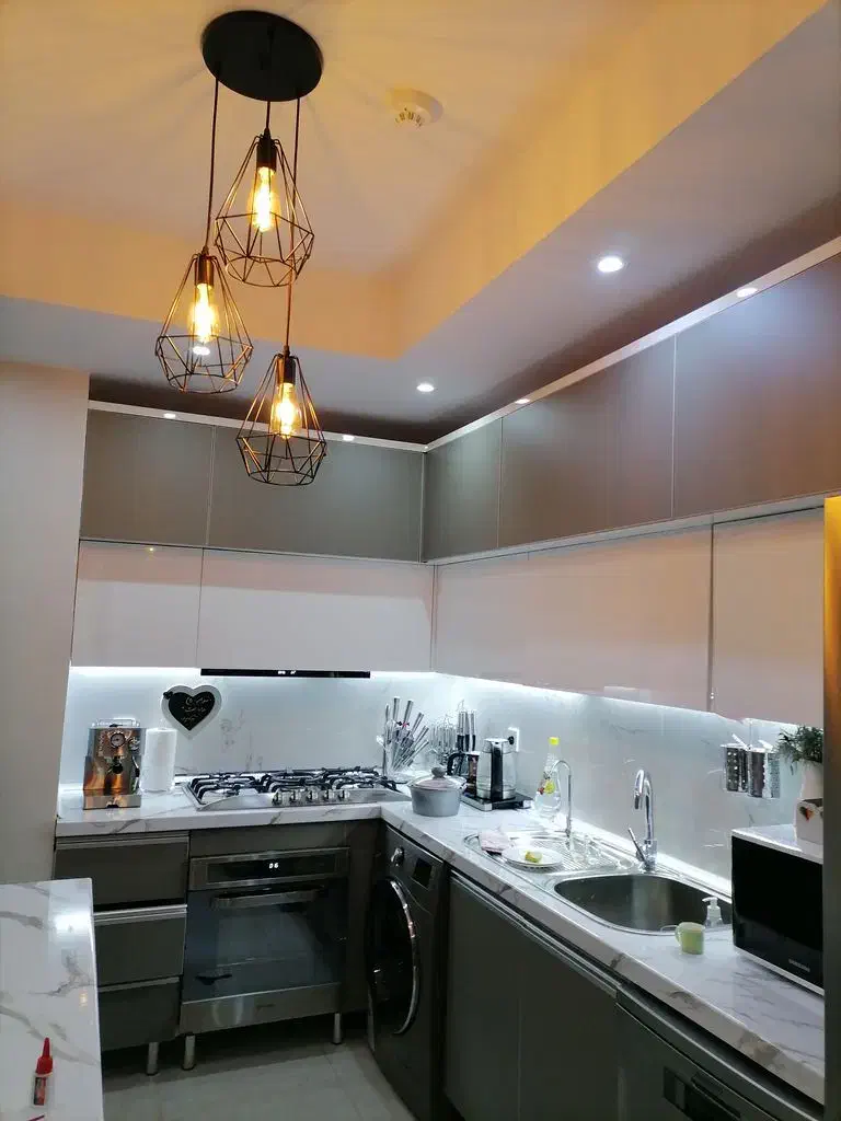 لوستر سه تایی آشپزخانه|لوستر و چراغ آویز|بیجار, |دیوار