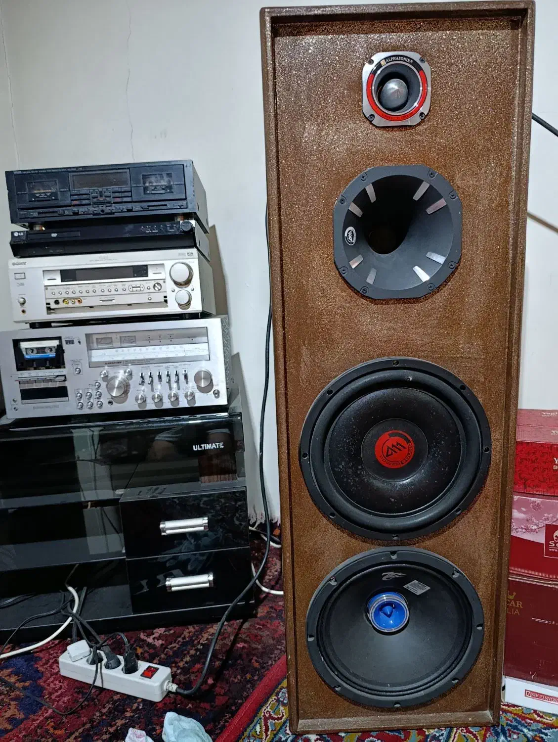 استریو آمپ سونی اکولایزر کرج|سیستم صوتی خانگی|محمدشهر, جعفرآباد|دیوار