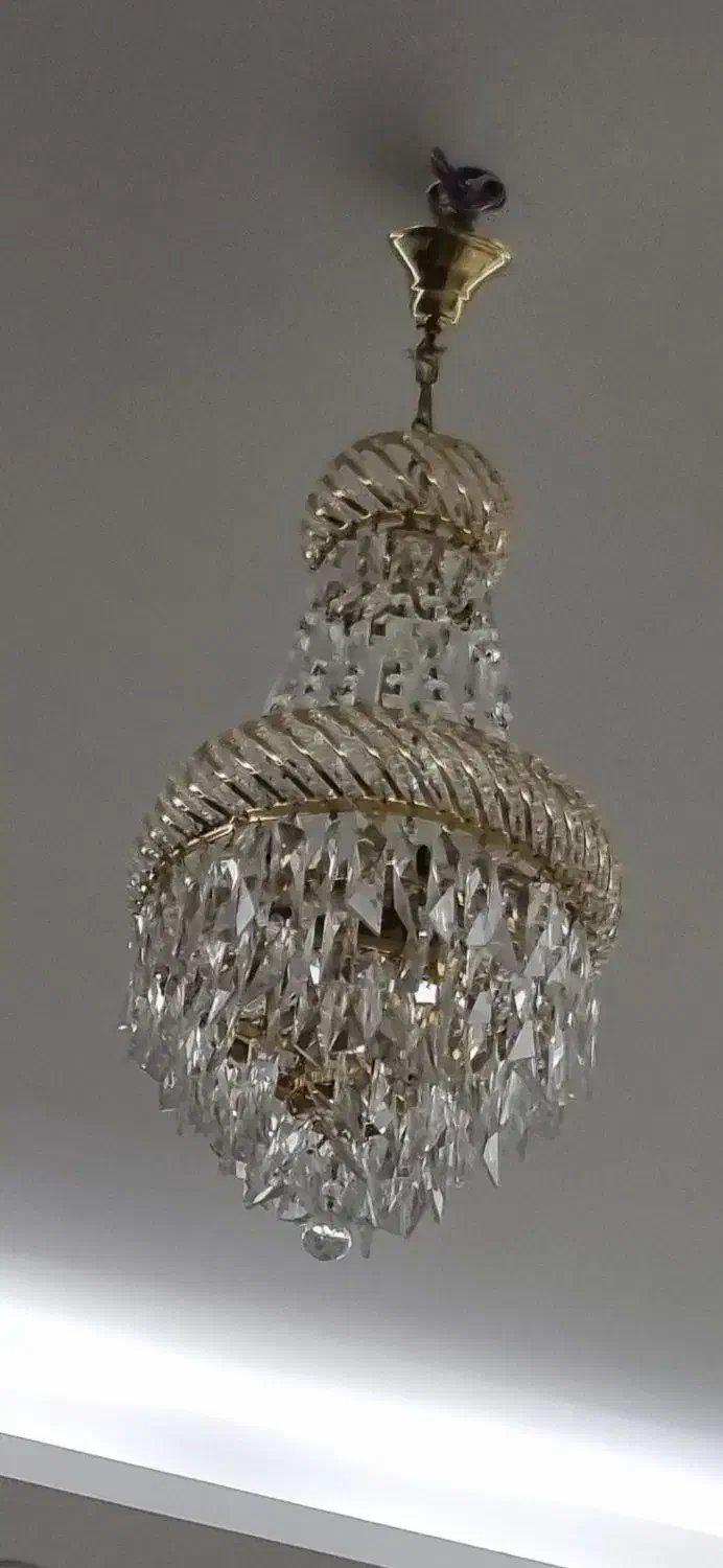 لوستر کریستال|لوستر و چراغ آویز|زنجان, |دیوار