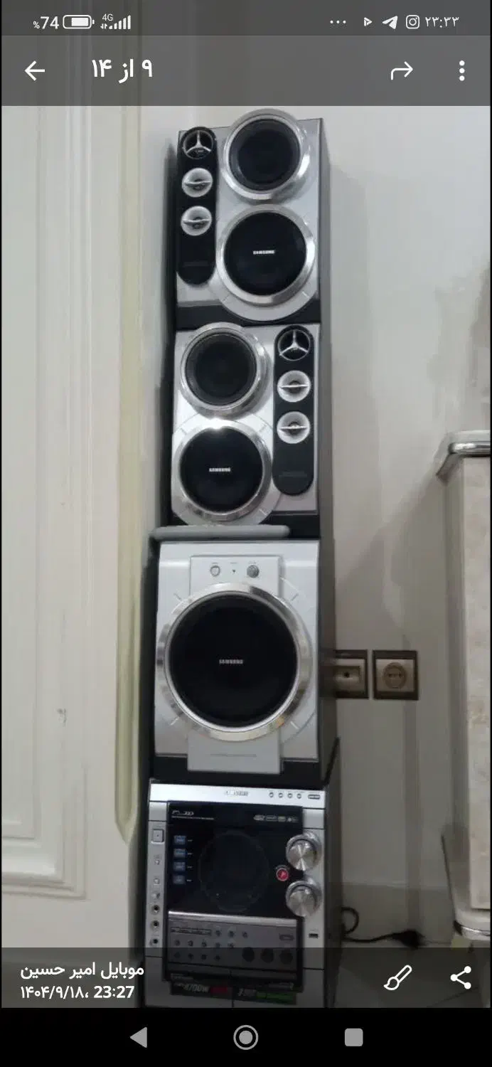 ضبط و باند سامسونگ سالم درحد|سیستم صوتی خانگی|تهران, خانی آباد نو شمالی|دیوار