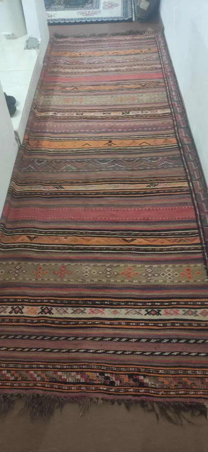 فرش گلیم دست بافت|گلیم، جاجیم، گبه|مشهد, نظام دوست|دیوار