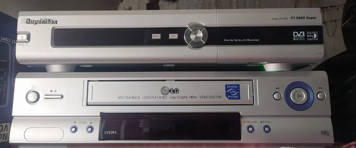 دستگاه ویدیو کاست خشک و دیجیتال|پخشکننده DVD و ویدیو|جوانرود, |دیوار