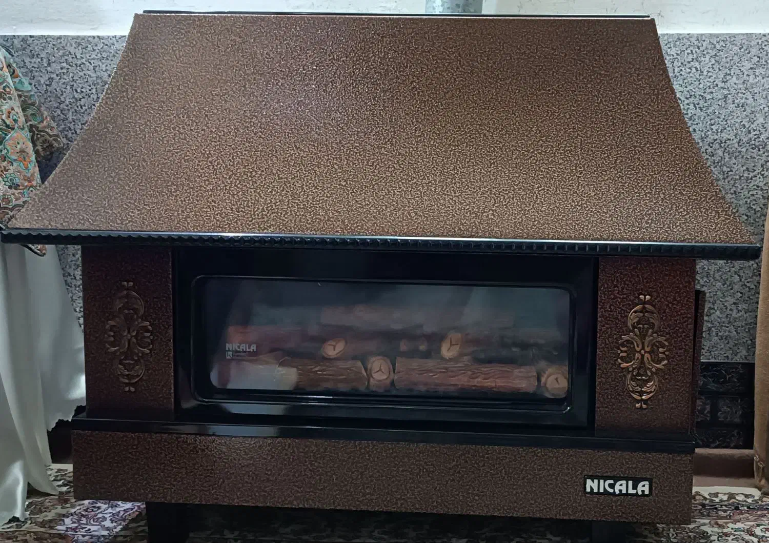 بخاری گازی شومینه‌ای نیک کالا|بخاری، هیتر، شومینه|نسیم‌شهر, |دیوار