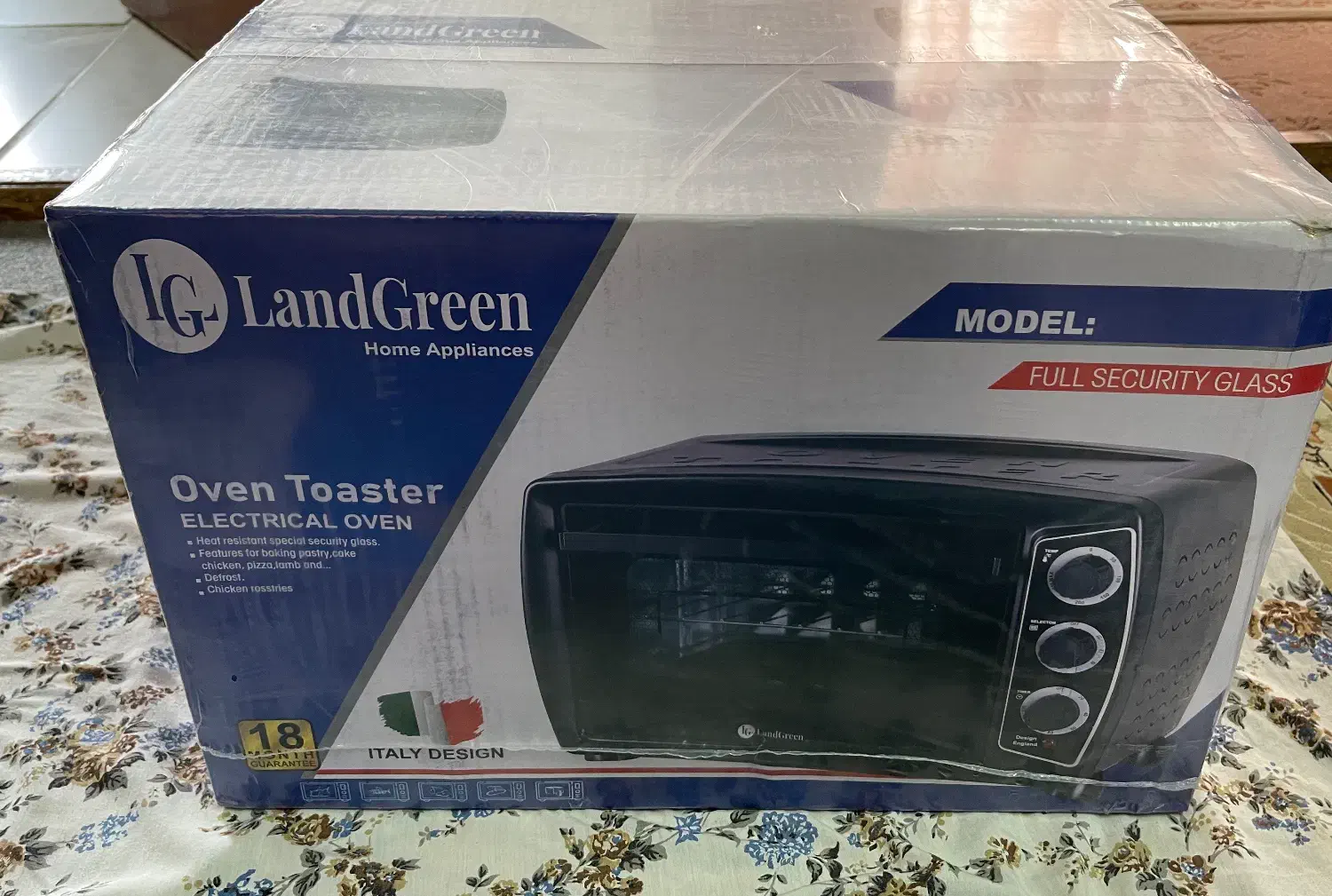 اون تستر ۶ لیتری لندگرین نو آکبند|اجاق گاز و لوازم برقی پختوپز|نور, |دیوار