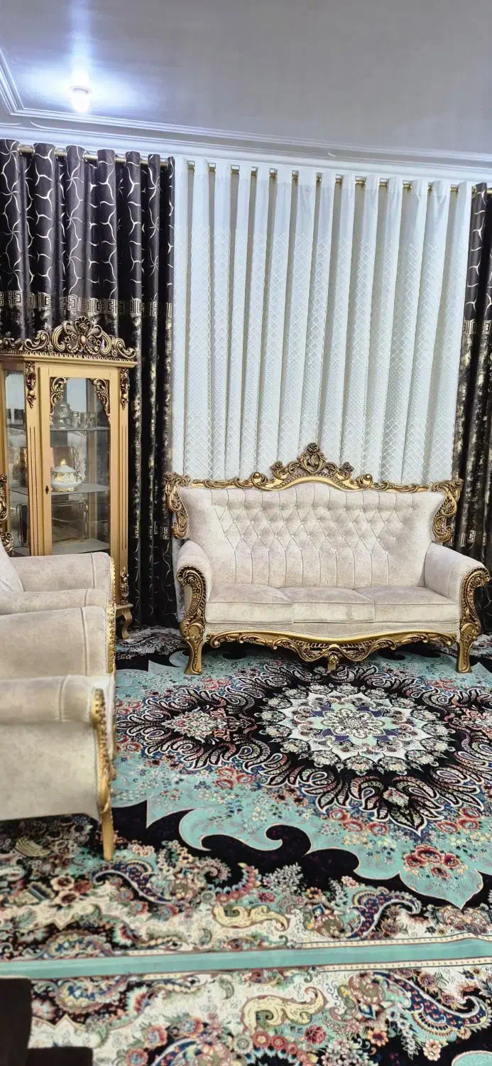 مبل سلطنتی ۷ نفره|مبلمان خانگی و میز عسلی|اهواز, کارون|دیوار