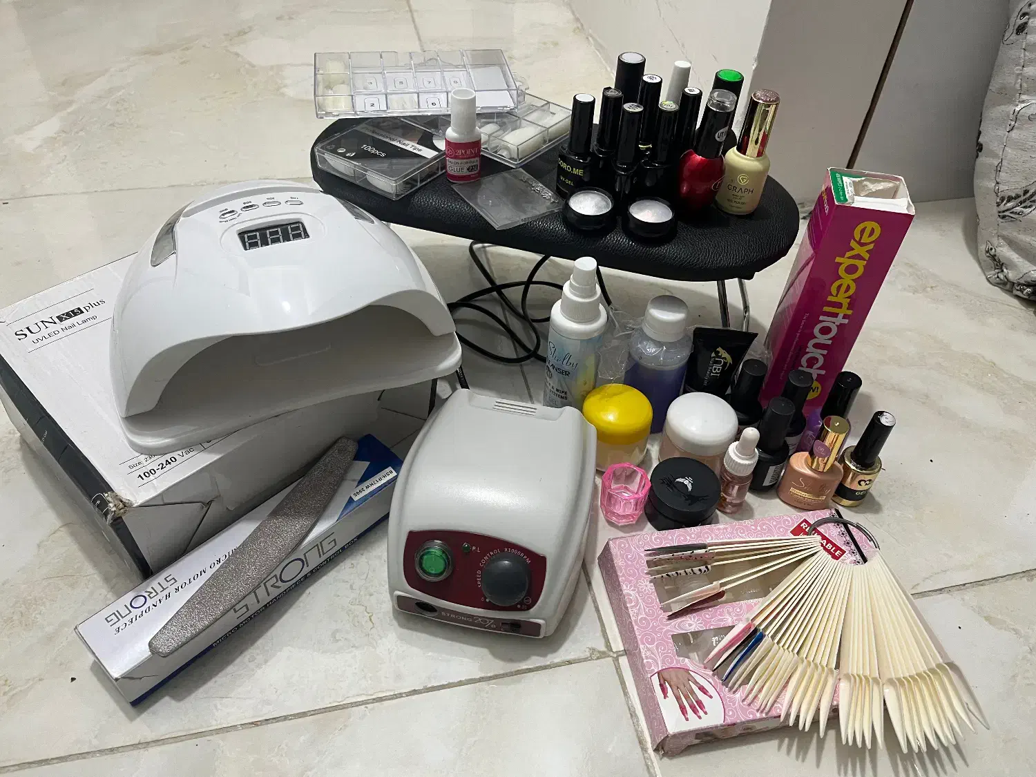 وسایل کاشت ناخن کامل|آرایشی، بهداشتی، درمانی|فردیس, فردیس|دیوار