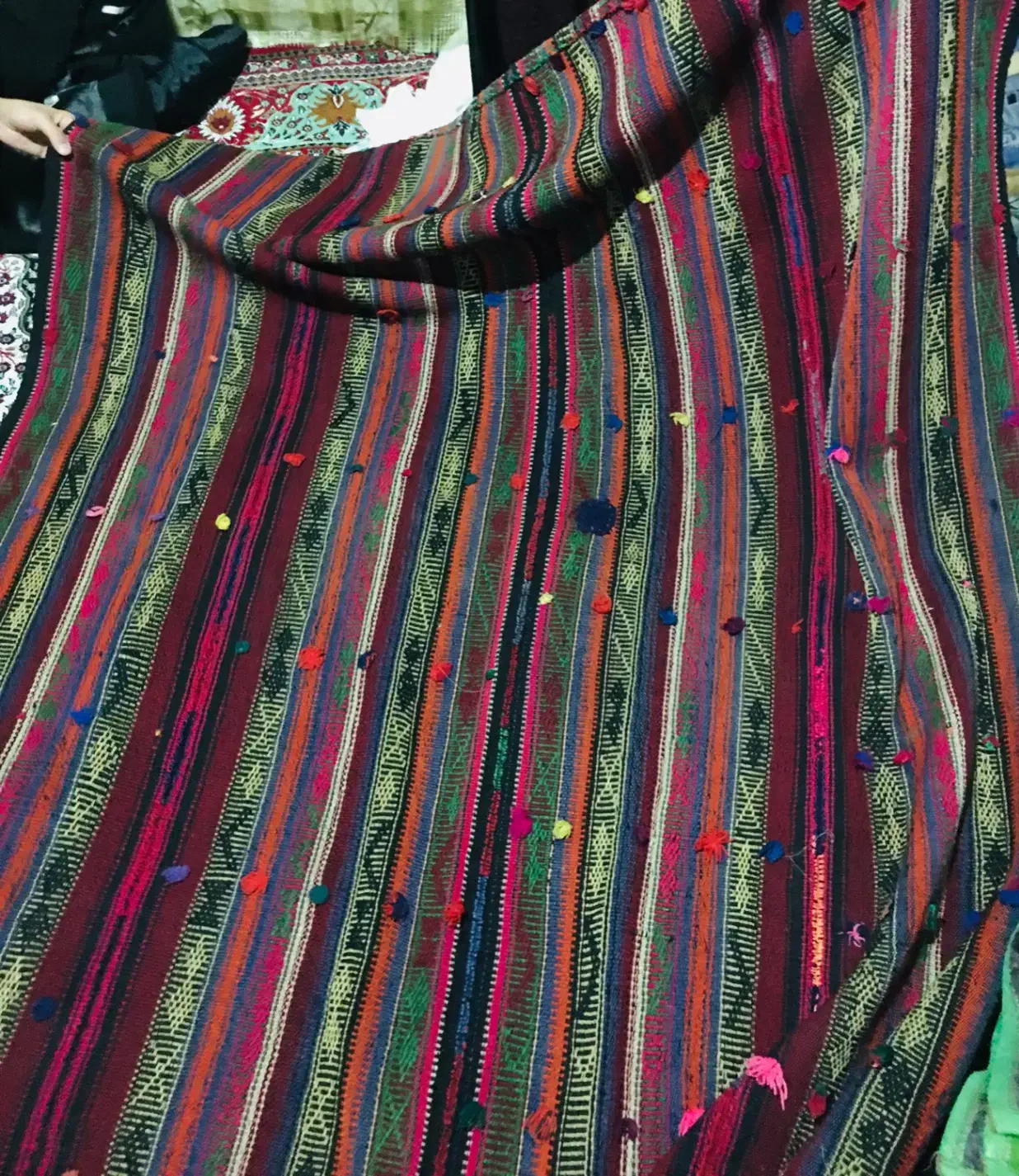 جاجیم دست بافت قدیمی|گلیم، جاجیم، گبه|صومای برادوست, |دیوار