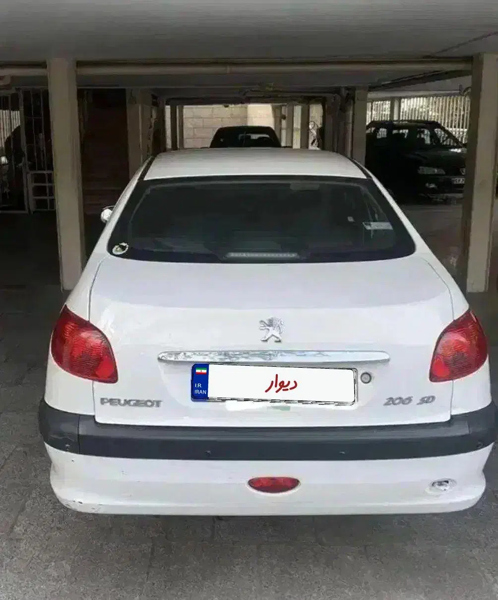 ۲۰۶ تیپ ۲ مدل ۸۹ صندوق دار|خودرو سواری و وانت|سقز, |دیوار