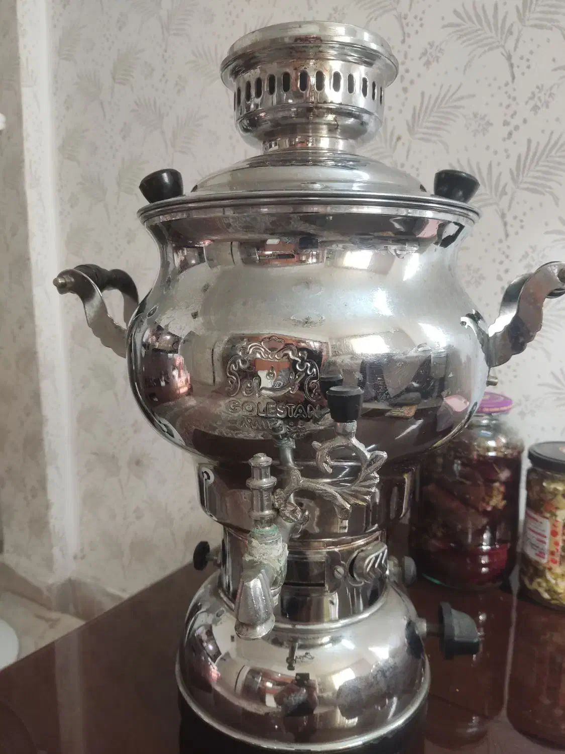 سماور گازی چهار لیتری|سماور، چایساز، قهوهساز|قزوین, |دیوار