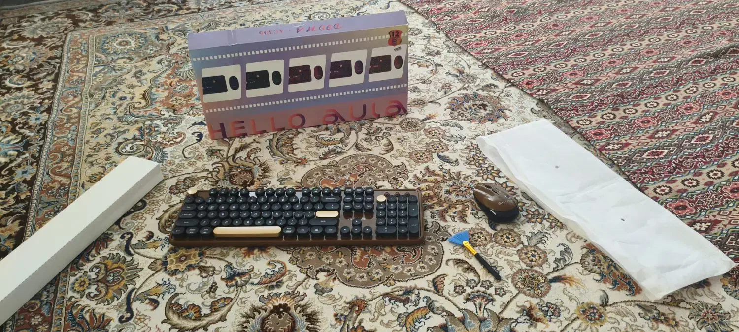 کیبورد aula ac306 combo|قطعات و لوازم جانبی رایانه|فیروزآباد (فارس), |دیوار