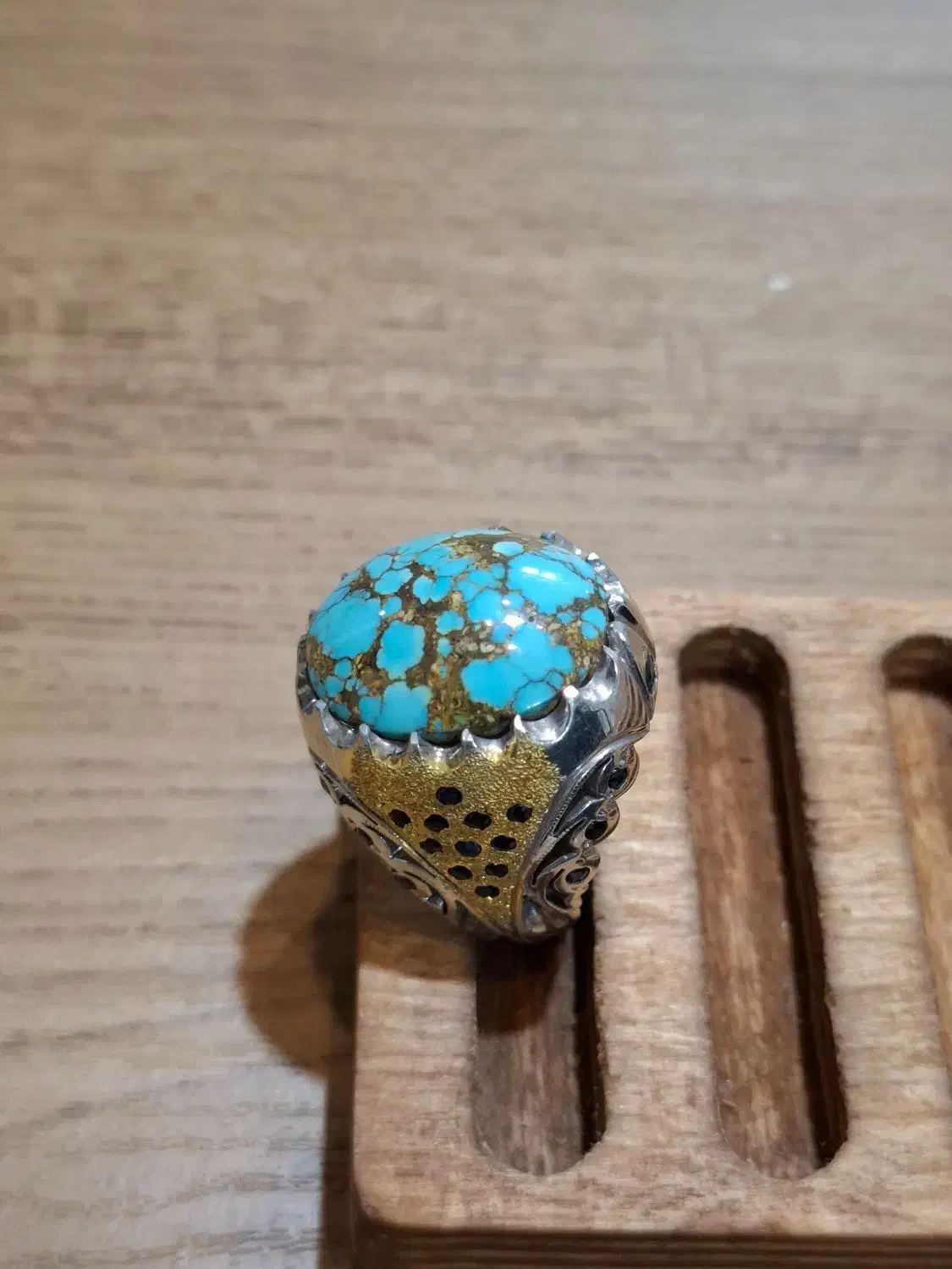 انگشتر دست ساز فیروزه|جواهرات|اصفهان, منتظرالمهدی|دیوار