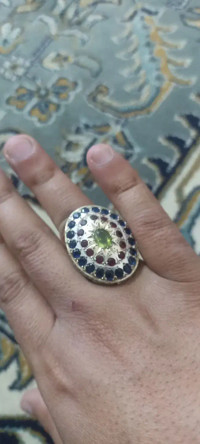 انگشتر نقره جواهری|جواهرات|تربت جام, علوی|دیوار