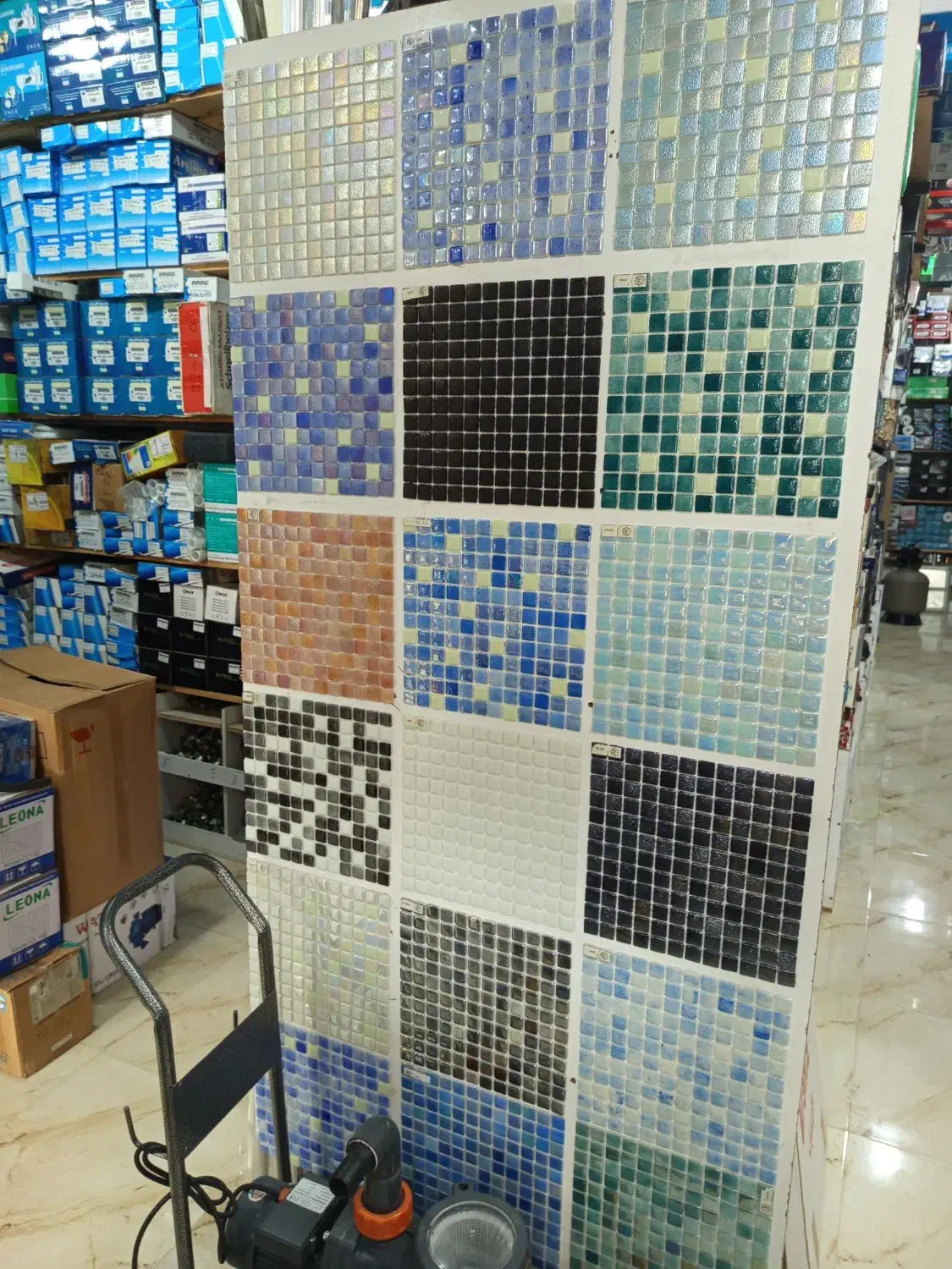 کاشی استخری شیشه ای|خدمات پیشه و مهارت|سرخرود, |دیوار