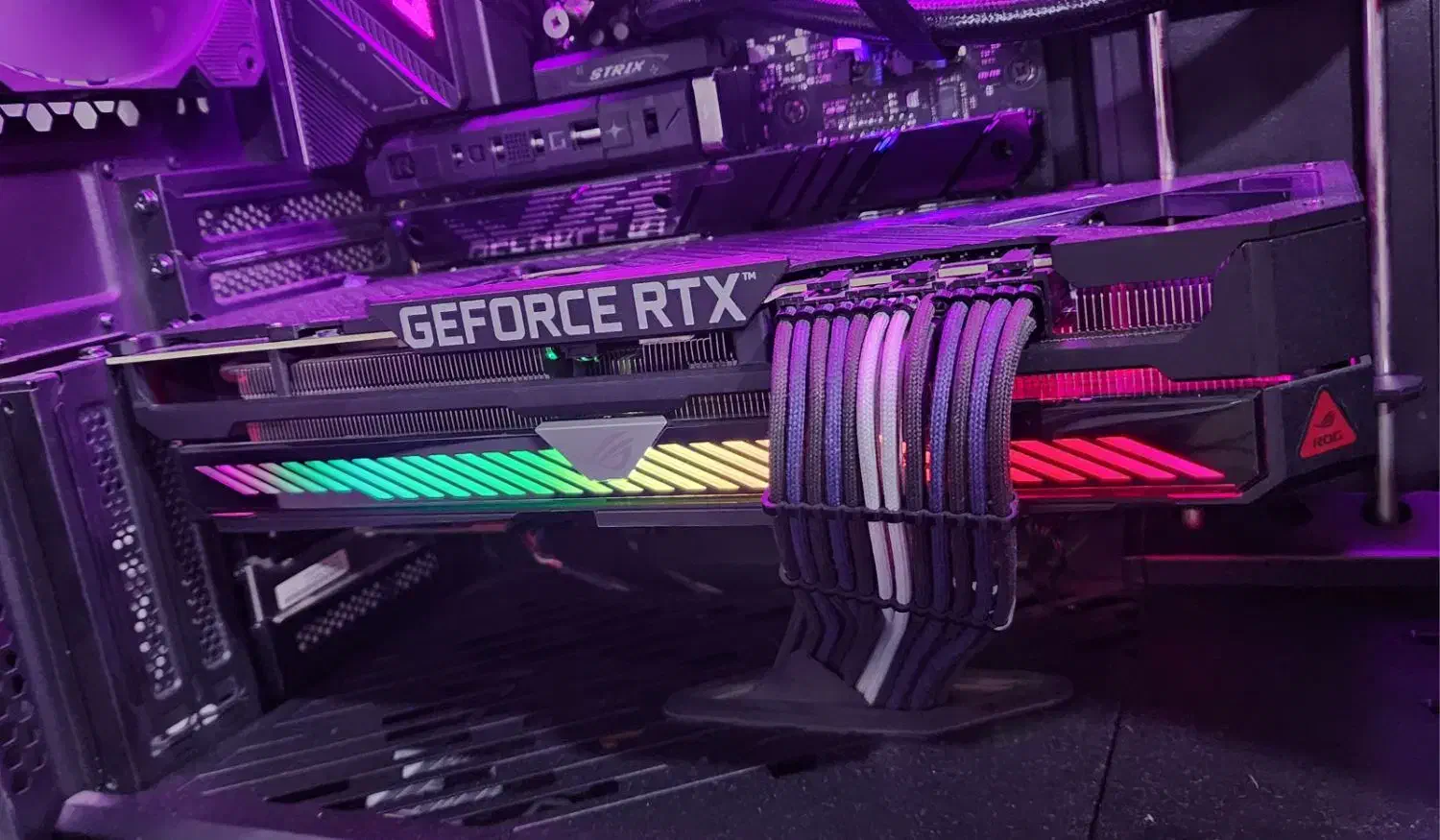 Asus Rog Strix Rtx 3080 10Gb کارت گرافیک|قطعات و لوازم جانبی رایانه|اهواز, کیانپارس |دیوار
