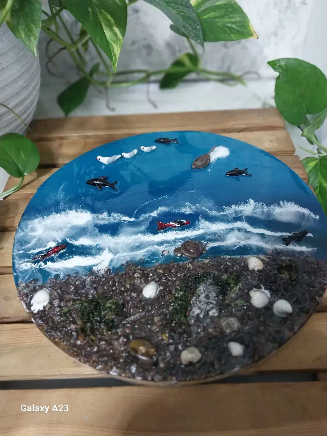 انواع کارهای رزین اپوکسی ساعت ،ظروف سرو،تابلو|ظروف سرو و پذیرایی|لولمان, |دیوار