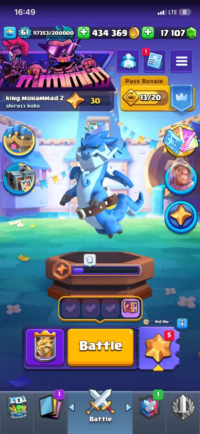 اکانت کلش رویال فول مکس|کنسول، بازی ویدئویی و آنلاین|شیراز, زرهی|دیوار