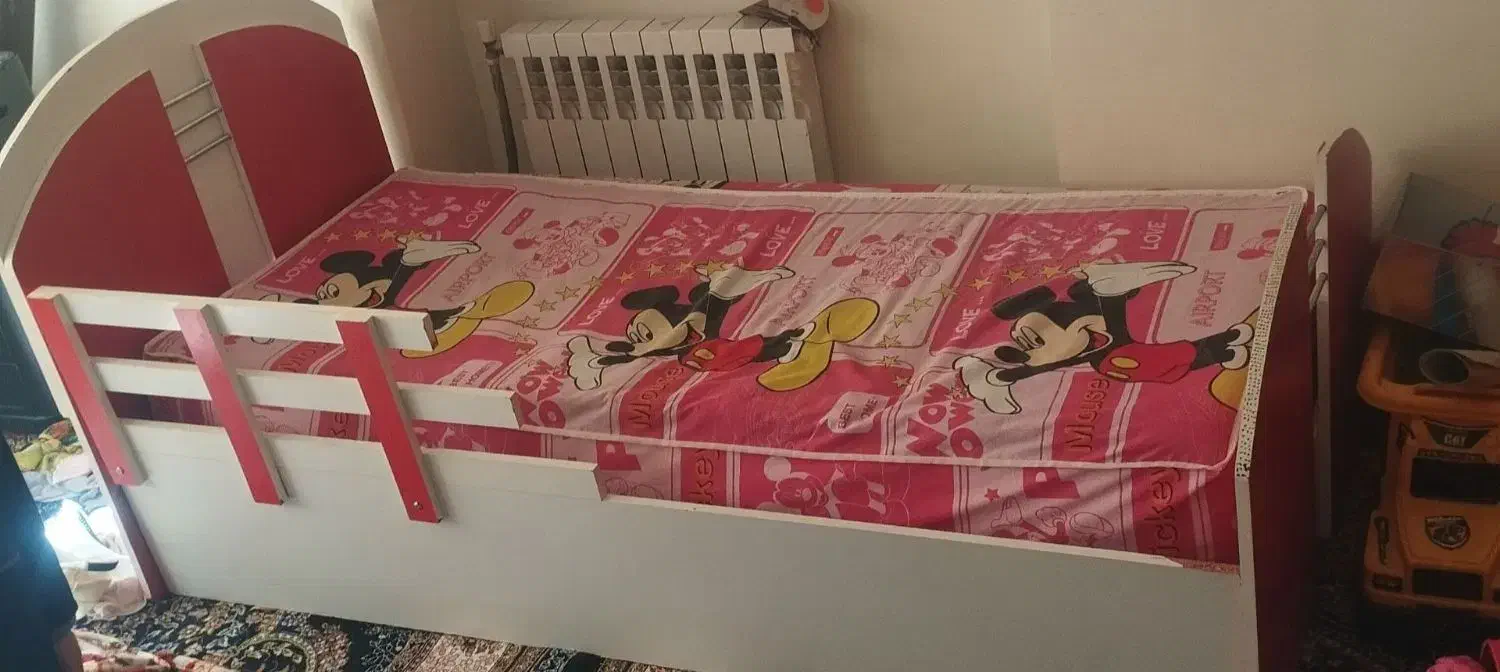 تخت کودک|تخت و سرویس خواب|بیجار, |دیوار