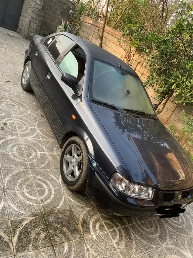 سمند lx مدل ۹۰ سفارشی|خودرو سواری و وانت|لاهیجان, شیشه گران|دیوار