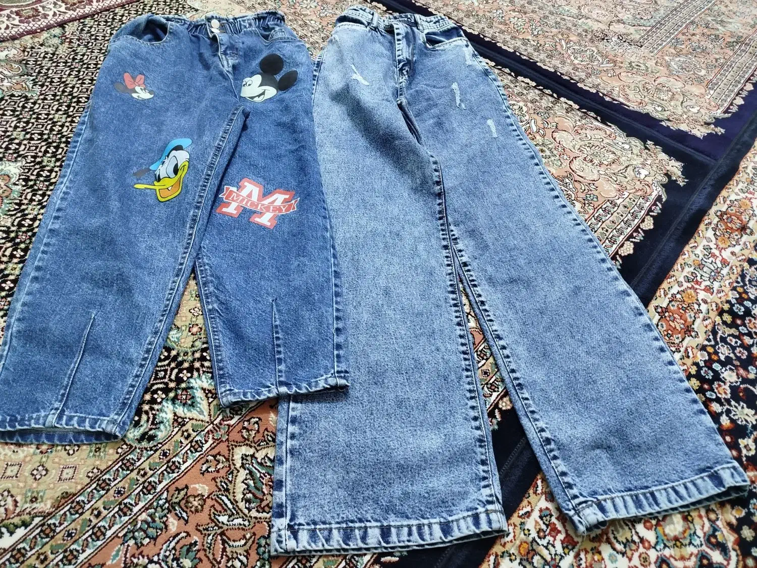 دوعد دشلوارلی دخترانه|کفش و لباس بچه|سنندج, |دیوار