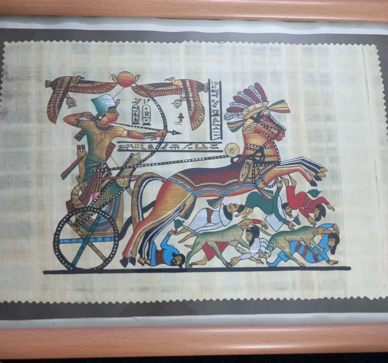 تابلوی پاپیروس اصل بامبوی مصر|تابلو، نقاشی، عکس|پردیس, فاز ۴|دیوار